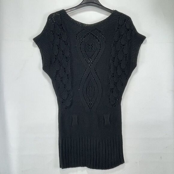 Women Chunky Cable Knit Bodycon Sweater Dress Small - Picture 12 of 13